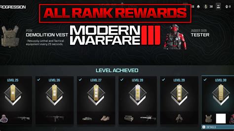 ALL MODERN WARFARE 3 (2023) BETA REWARDS, CALLING .